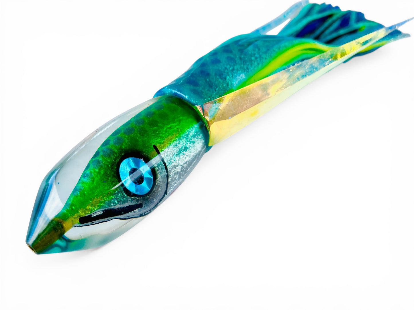 New! Tsutomu 9" Green Horned Puffer